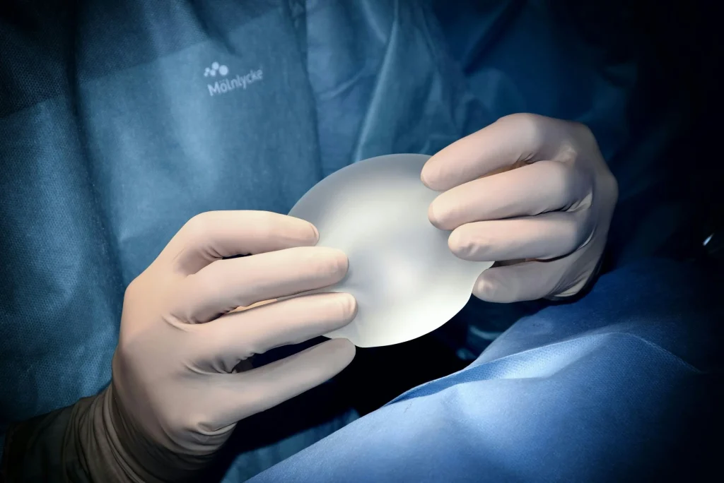 Breast implant rupture